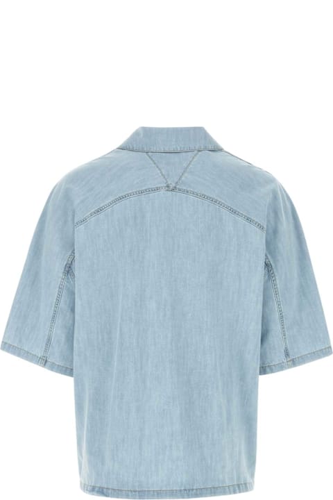 قمصان لـ القسم الرجالي Bottega Veneta Denim Shirt