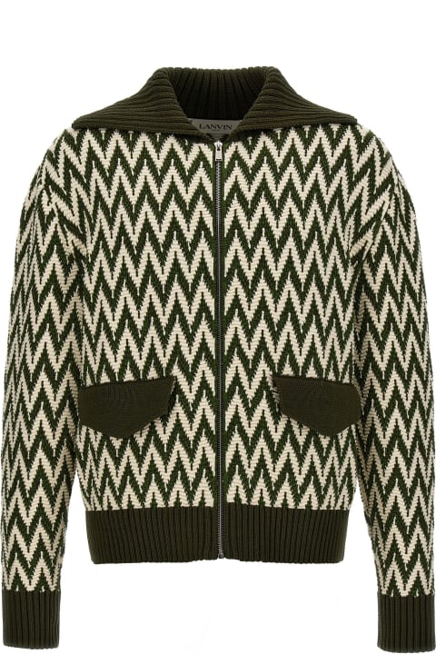 Lanvin Sweaters for Women Lanvin 'curb Chevron' Cardigan