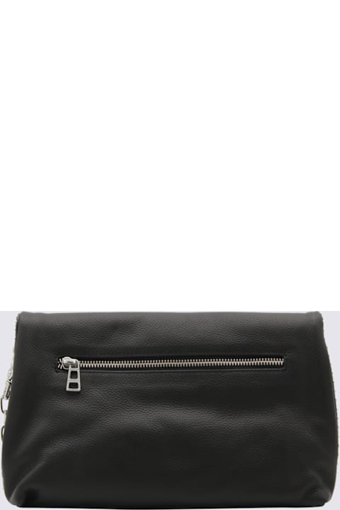 Zadig & Voltaire حقائب الكتف لـ السيدات Zadig & Voltaire Black Leather Rocky Studded Shoulder Bag