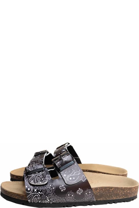 Homeware MC2 Saint Barth Woman Black Cork Sandals