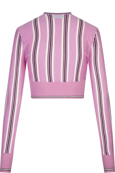 Jacquemus Sweaters for Women Jacquemus Striped Mini Cardigan