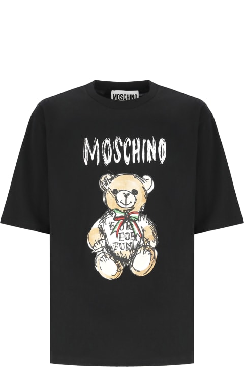 Moschino Topwear for Men Moschino T-shirt With Logo