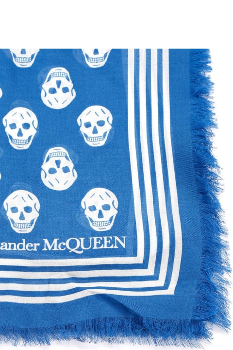 Alexander McQueen Scarves for Men Alexander McQueen Skull Scarf