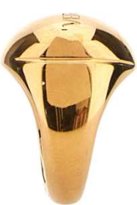 Versace Rings for Women Versace Golden Metal Ring