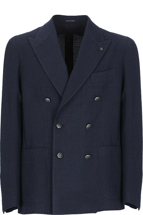 Fashion for Men Tagliatore Double Breasted Virgin Wool Jacket