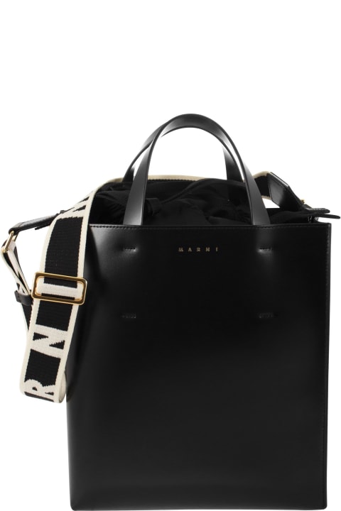 Marni Bags for Women Marni Small 'museo' Black Leather Bag
