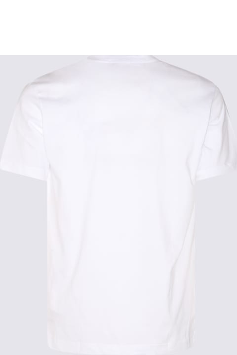 Topwear for Men Comme des Garçons White Multicolour Cotton T-shirt