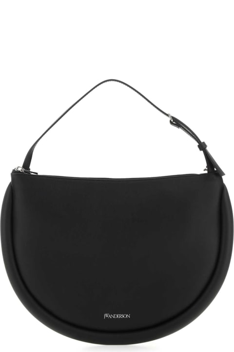 J.W. Anderson for Women J.W. Anderson Black Nappa Leather Medium Bumper Moon Handbag