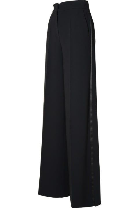 Max Mara Clothing for Women Max Mara Black Triacetate Blend Trousers