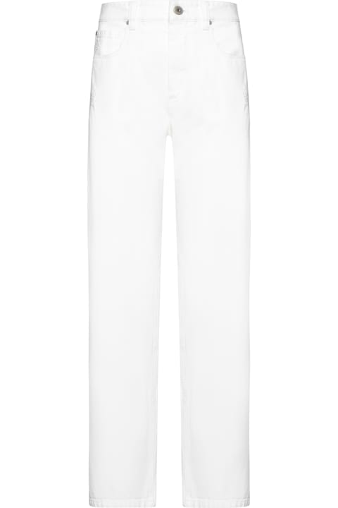 Pants & Shorts for Women Brunello Cucinelli Mid-rise Wide-leg Denim Jeans
