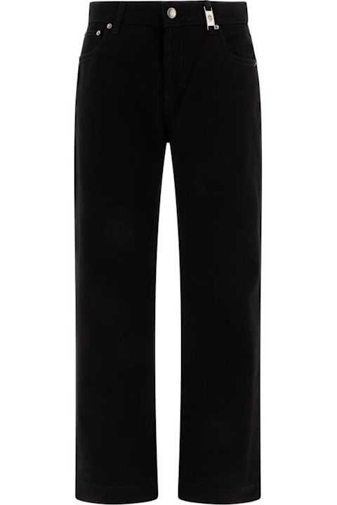 Homeware Alexander McQueen Wide-leg Logo Patch Jeans
