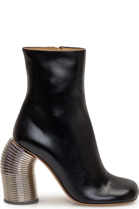 Boots for Women Off-White Spring Heel Ankle Boots