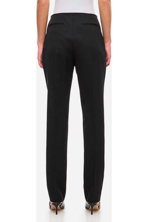 Homeware The Attico Wool Gabardine Straight Pants
