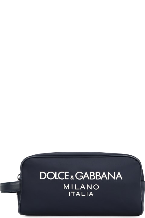 Dolce & Gabbana Luggage for Men Dolce & Gabbana Nylon Wash Bag