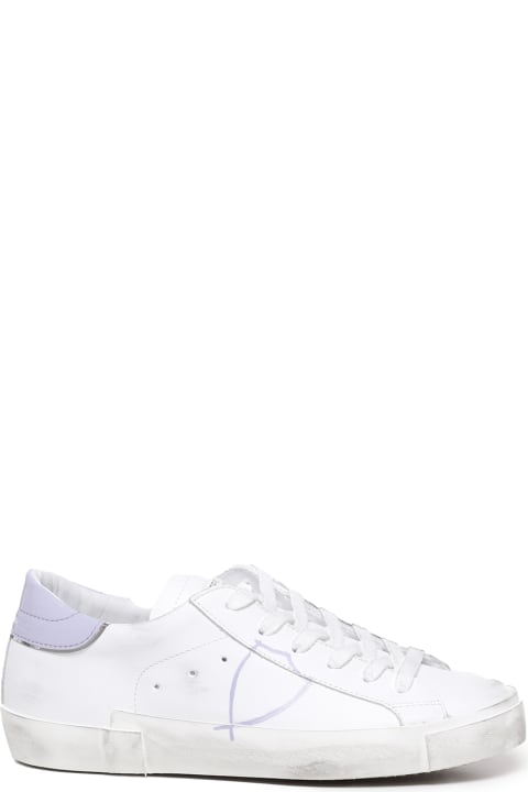 Philippe Model Shoes for Women Philippe Model Prsx Casual Leather Sneaker