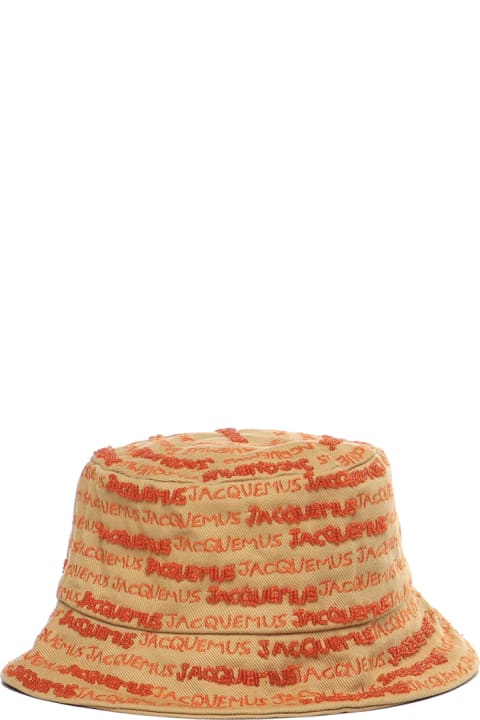 Hats for Women Jacquemus Bucket Hat Bob Bordado