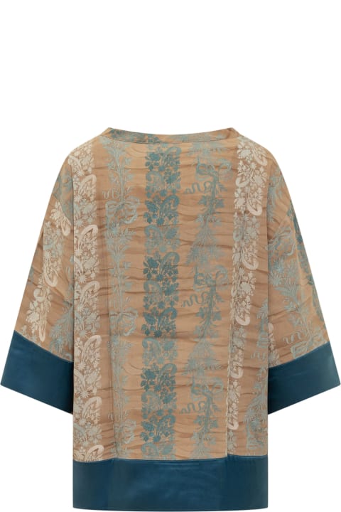 ウィメンズ Pierre-Louis Masciaのトップス Pierre-Louis Mascia Silk Shirt With Floral Pattern