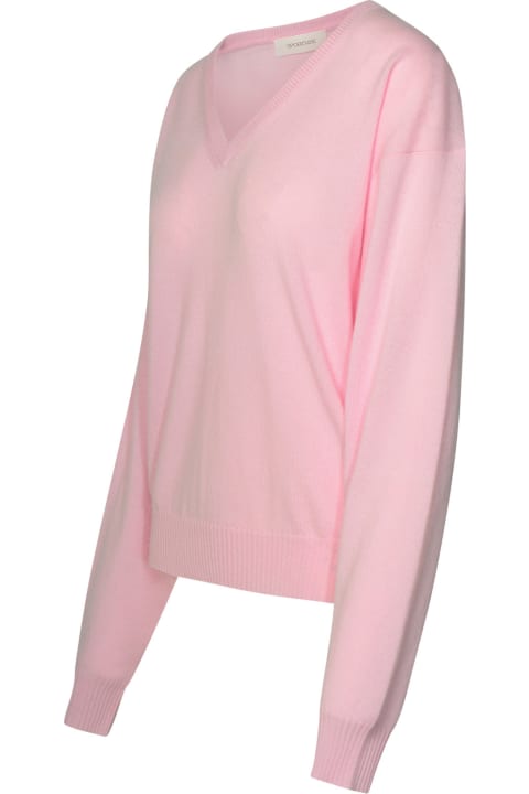 SportMax Sweaters for Women SportMax Pink Wool Blend Sweater