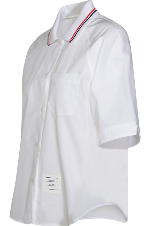 Thom Browne Topwear for Women Thom Browne White Cotton Shirt