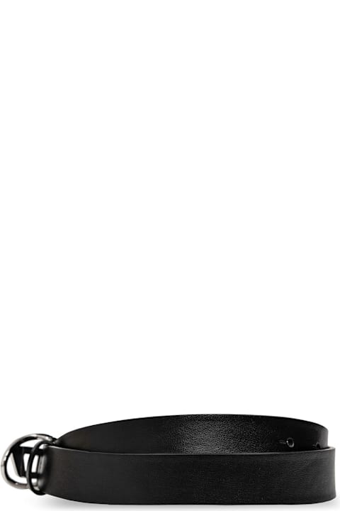 Diesel Belts for Women Diesel B-1dr 25 Logo Buckled Belt