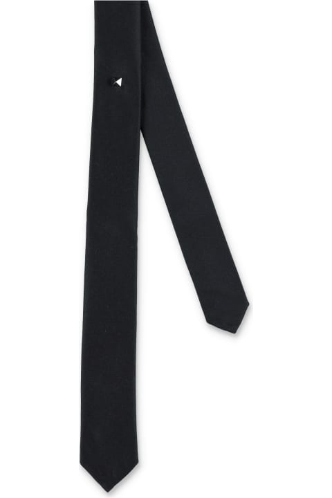 Ties for Men Valentino Garavani Metal Stud Tie