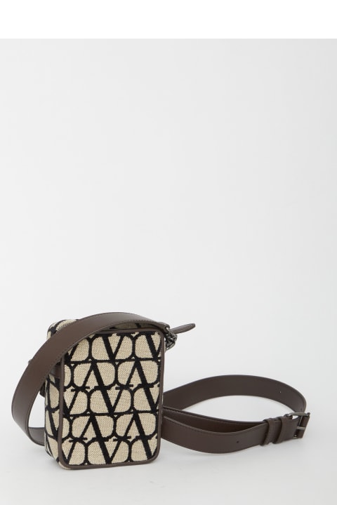 Belt Bags for Men Valentino Garavani Mini Locò Toile Iconographe Bag