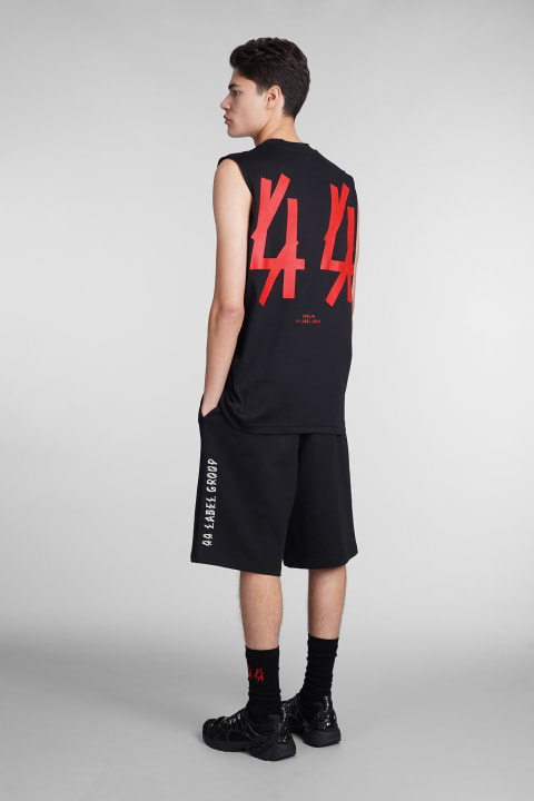 Fashion for Men 44 Label Group Tank Top In Black Cotton