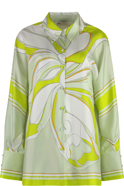 Homeware Tory Burch Printed Silk Shirt
