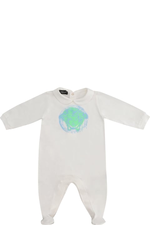 Young Versace for Kids Young Versace Baby-romper, Hat And Bib Gift Box