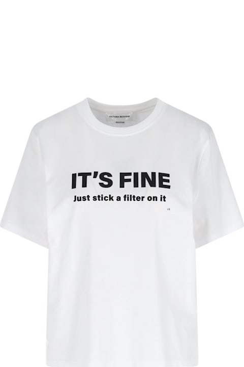 Homeware Victoria Beckham 'it's Fine' T-shirt