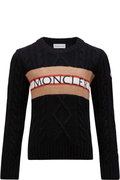 Moncler Sweaters & Sweatshirts for Boys Moncler Crew Neck