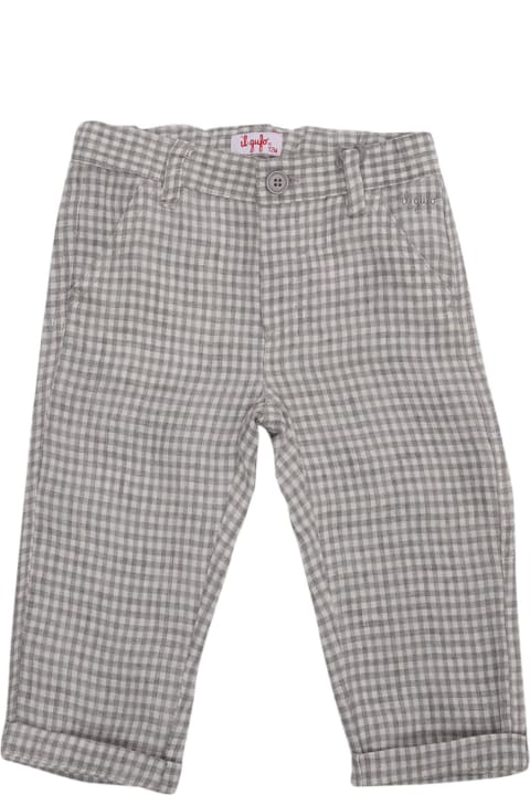 Bottoms for Baby Girls Il Gufo Vichy Pants