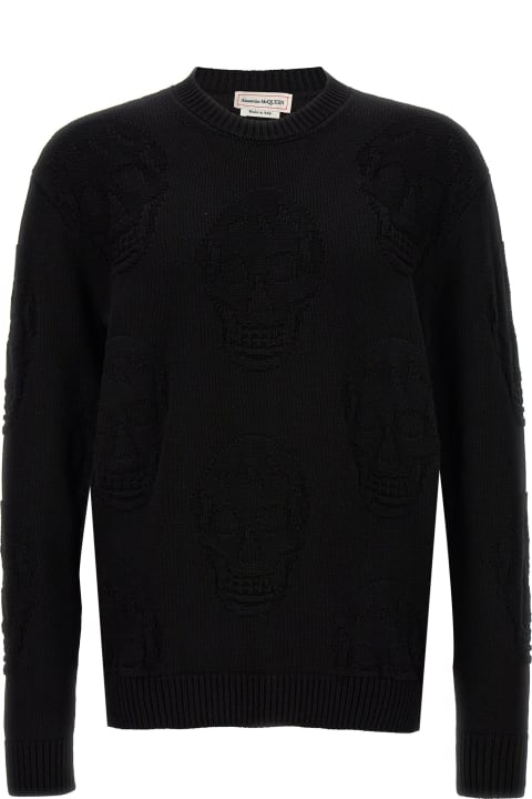 メンズ ニットウェア Alexander McQueen Skull Sweater