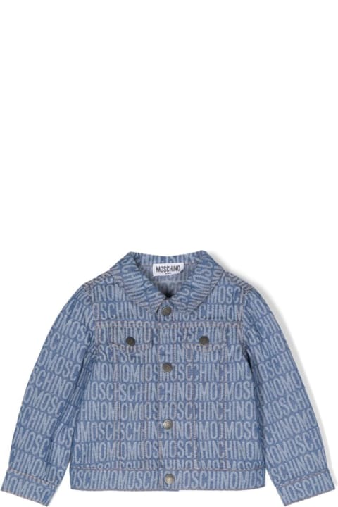 Moschino Coats & Jackets for Baby Boys Moschino Giubbino Con Stampa