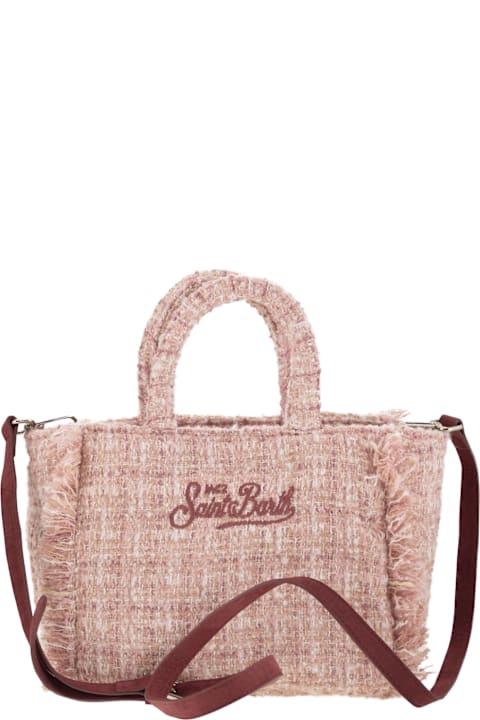 Homeware MC2 Saint Barth Mini Vanity Bag With Bangs And Embroidered Logo