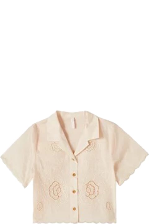 Fashion for Girls Zimmermann Hallyday Embroidered Shirt