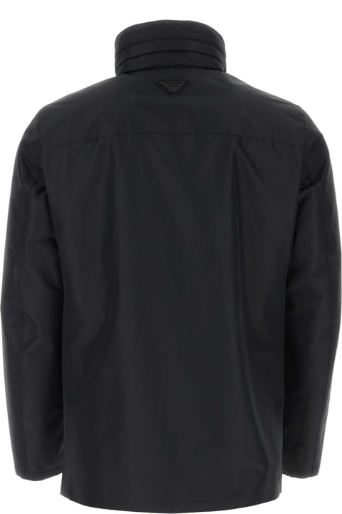 Clothing for Women Prada Black Nylon Padded Jacket