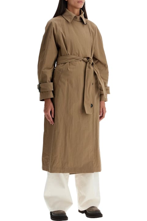 Brunello Cucinelli Coats & Jackets for Women Brunello Cucinelli 'trench Coat With Shiny Cuff Details