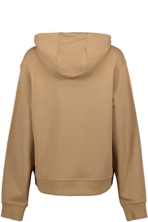 Burberry خصم على Women Burberry Logo Detailed Drawstring Hoodie