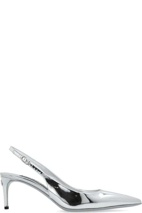Homeware Dolce 
Gabbana Dg Logo Plaque Slingback Pumps