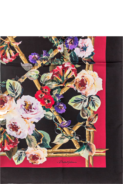 Dolce & Gabbana Accessories for Women Dolce & Gabbana Floral Scarf