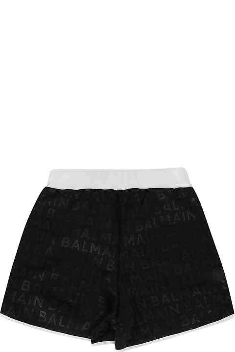 Balmain Bottoms for Girls Balmain Jersey Shorts