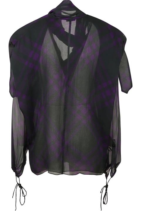 Burberry for Women Burberry See-through Oversized Top