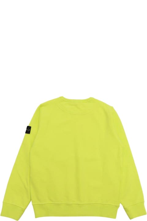 Stone Island Junior Sweaters & Sweatshirts for Girls Stone Island Junior Logo Patch Crewneck Sweatshirt