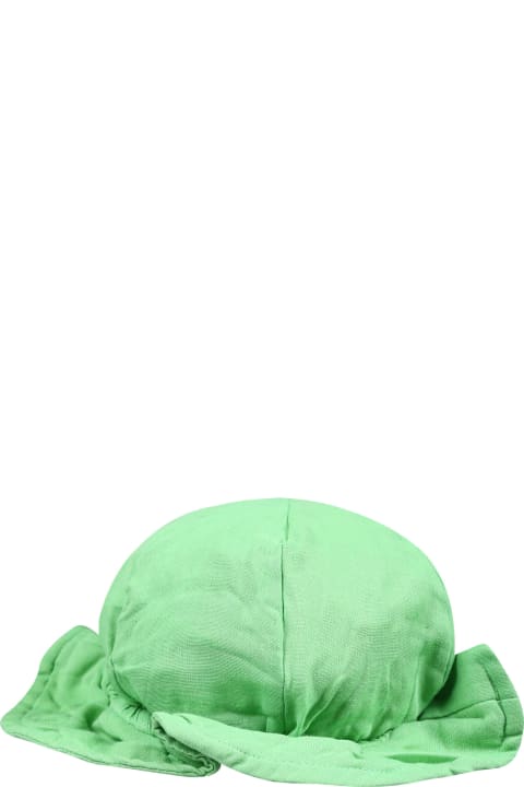 Fashion for Kids Molo Green Cloche For Kids With Smile