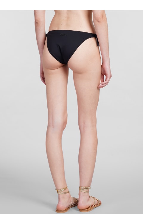Swimwear for Women MC2 Saint Barth Yali Beachwear In Black Polyamide