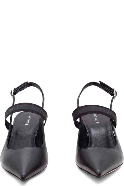 Vic Matié High-Heeled Shoes for Women Vic Matié Black Sandal With Heel