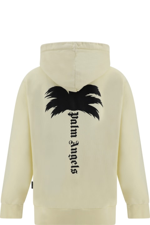 Palm Angels for Men Palm Angels Ivory Cotton Sweatshirt