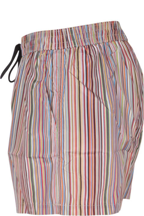 Swimwear for Men Paul Smith Multicolor Stripes Swimsuit