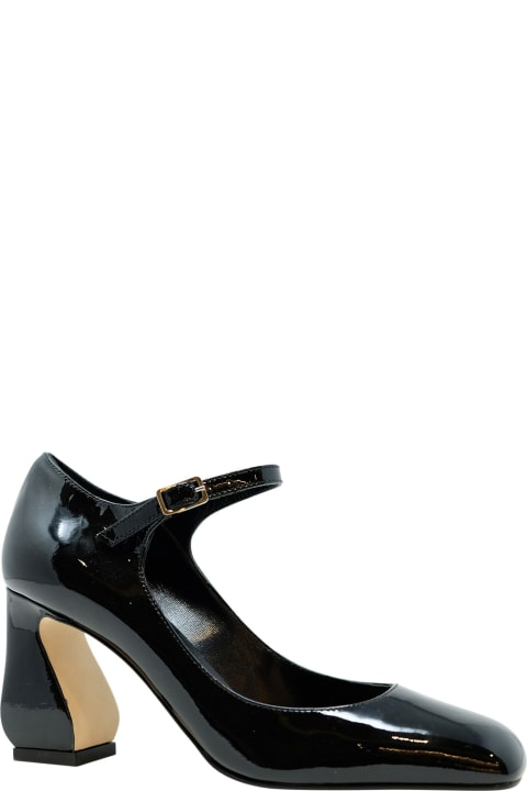 SI Rossi High-Heeled Shoes for Women SI Rossi Si Rossi Black Patent Leather Pumps